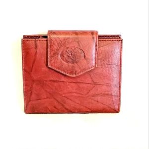 Buxton Women's Leather Attache Clutch Cardex Wallet and Coin Purse